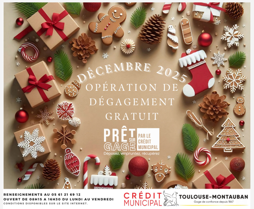 Le crédit municipal de Toulouse et de Montauban restitue gratuitement des objets déposés en gage